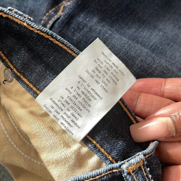 rag & bone Jeans Womens 24 Blue Kingsbury Dark 10" Skinny High Rise Clean Basic - Picture 5 of 8